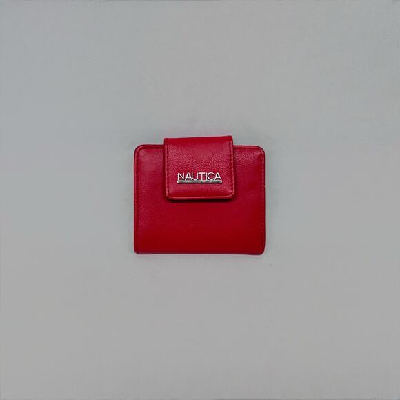 Nautica Handbags - Nautica Red Bifold Wallet - Women’s Compact Design